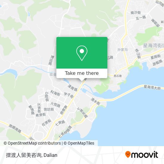 摆渡人留美咨询 map