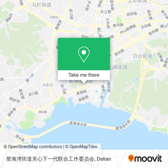 星海湾街道关心下一代联合工作委员会 map
