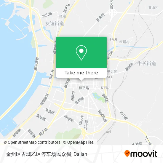 金州区古城乙区停车场民众街 map