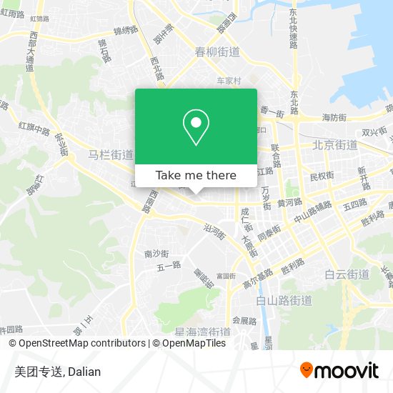 美团专送 map