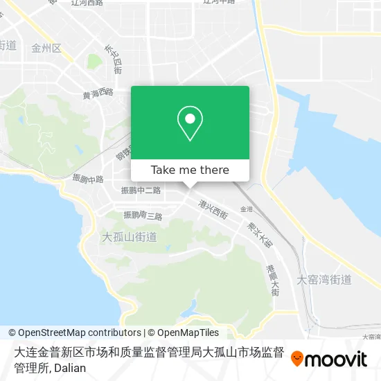 大连金普新区市场和质量监督管理局大孤山市场监督管理所 map