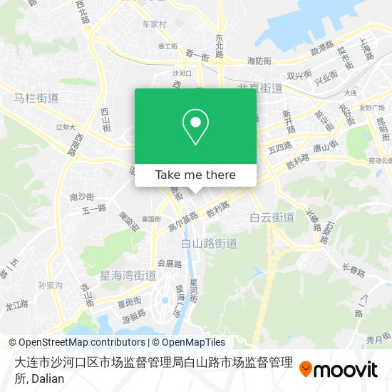 大连市沙河口区市场监督管理局白山路市场监督管理所 map