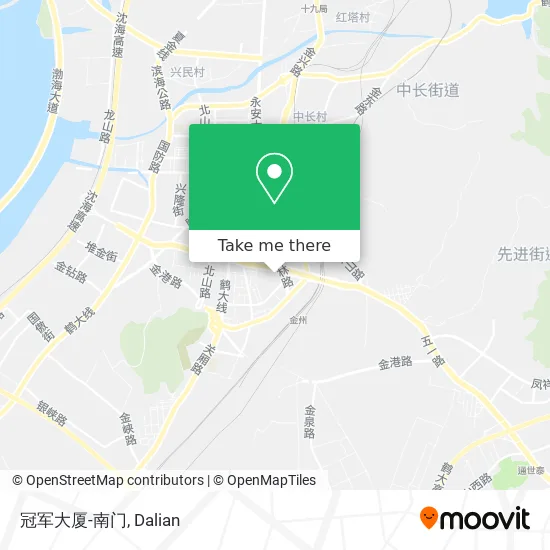 冠军大厦-南门 map