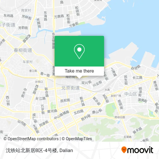 沈铁站北新居B区-4号楼 map