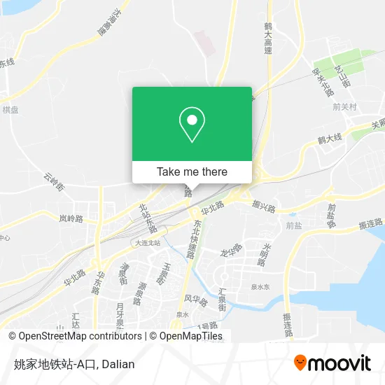 姚家地铁站-A口 map