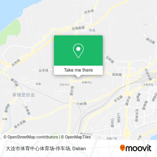 大连市体育中心体育场-停车场 map