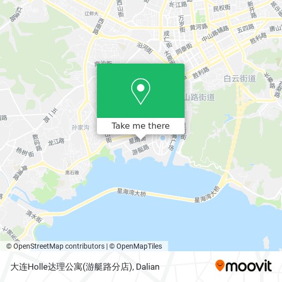 大连Holle达理公寓(游艇路分店) map