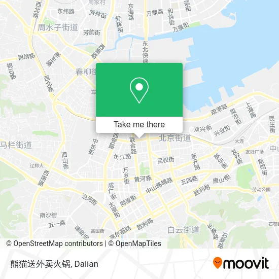 熊猫送外卖火锅 map