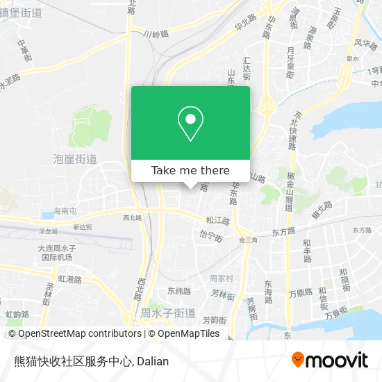 熊猫快收社区服务中心 map