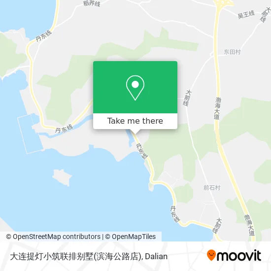大连提灯小筑联排别墅(滨海公路店) map