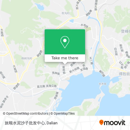 旅顺水泥沙子批发中心 map