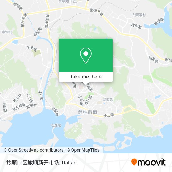 旅顺口区旅顺新开市场 map