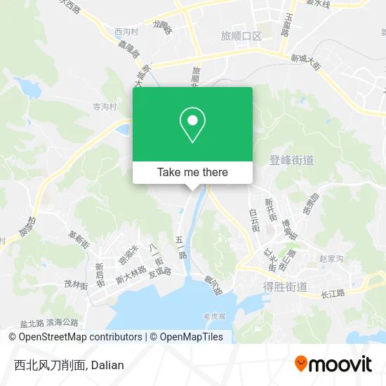 西北风刀削面 map