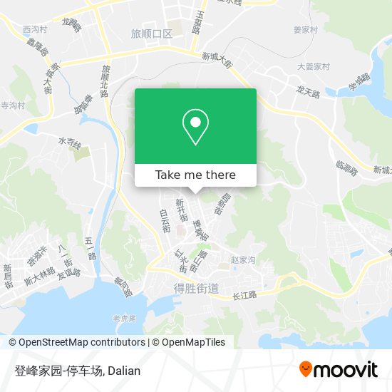 登峰家园-停车场 map
