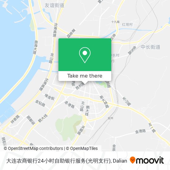 大连农商银行24小时自助银行服务(光明支行) map