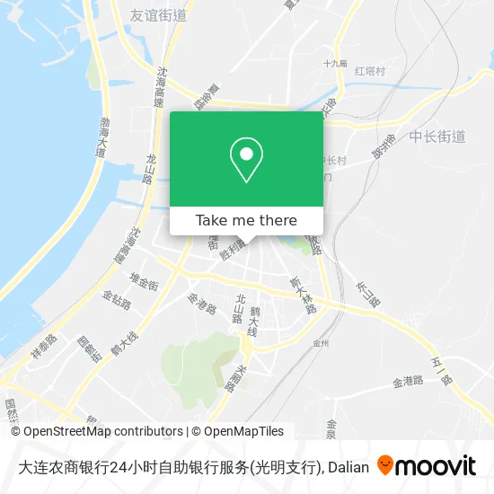 大连农商银行24小时自助银行服务(光明支行) map