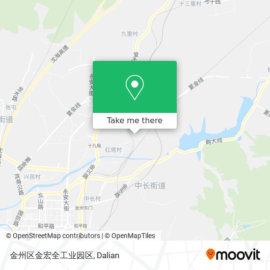 金州区金宏全工业园区 map