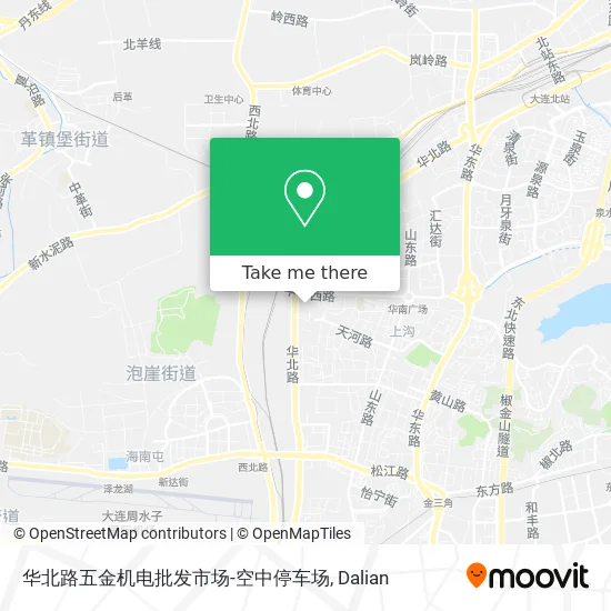 华北路五金机电批发市场-空中停车场 map