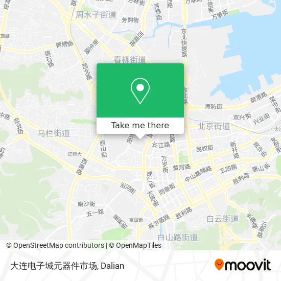 大连电子城元器件市场 map