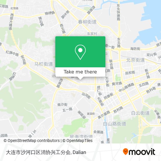 大连市沙河口区消协兴工分会 map