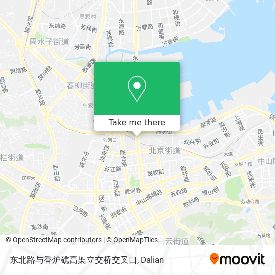 东北路与香炉礁高架立交桥交叉口 map
