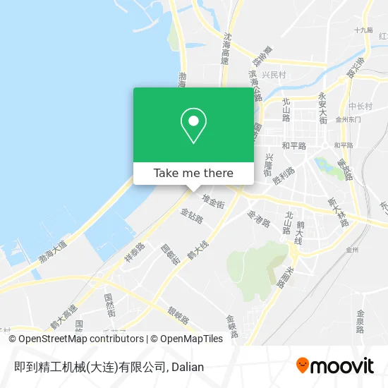 即到精工机械(大连)有限公司 map