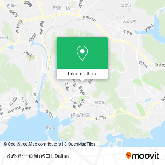 登峰街/一道街(路口) map