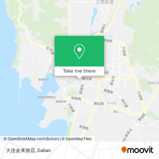 大连金来旅店 map