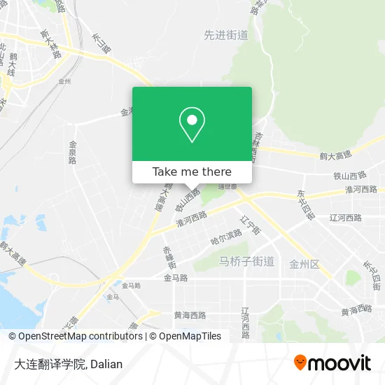 大连翻译学院 map