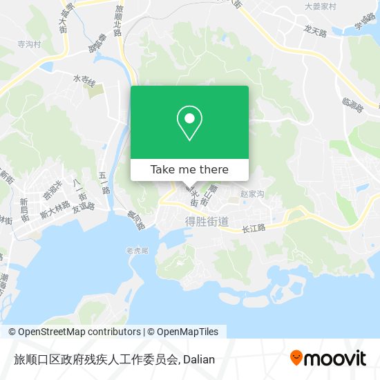旅顺口区政府残疾人工作委员会 map