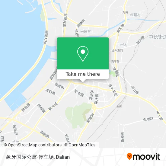 象牙国际公寓-停车场 map