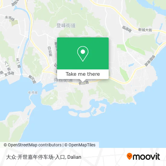 大众·开世嘉年停车场-入口 map