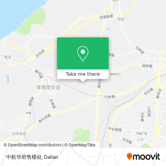 中航华府售楼处 map