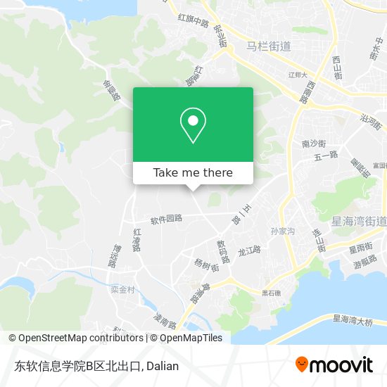 东软信息学院B区北出口 map