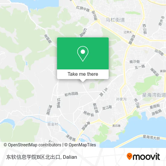 东软信息学院B区北出口 map