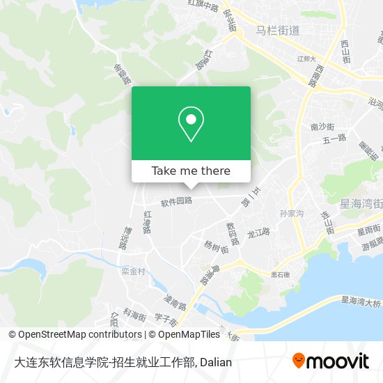 大连东软信息学院-招生就业工作部 map
