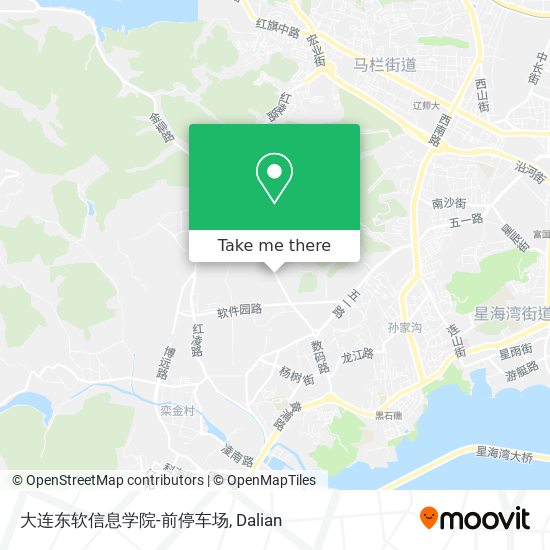 大连东软信息学院-前停车场 map