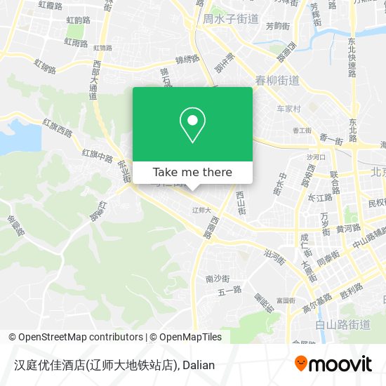汉庭优佳酒店(辽师大地铁站店) map