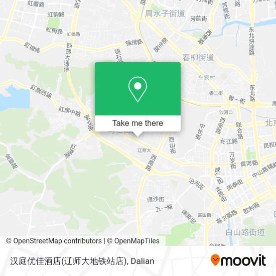 汉庭优佳酒店(辽师大地铁站店) map