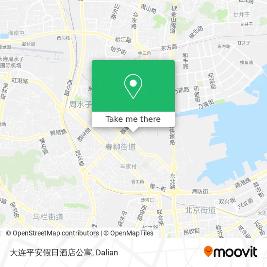 大连平安假日酒店公寓 map