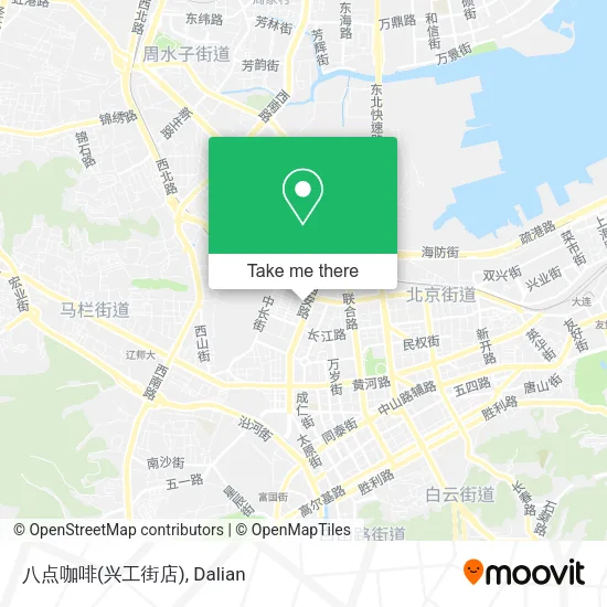 八点咖啡(兴工街店) map