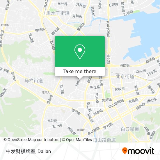 中发财棋牌室 map