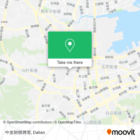 中发财棋牌室 map