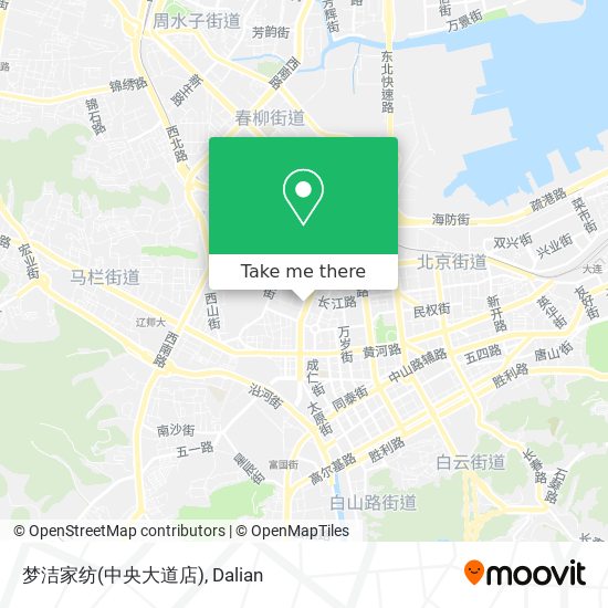 梦洁家纺(中央大道店) map