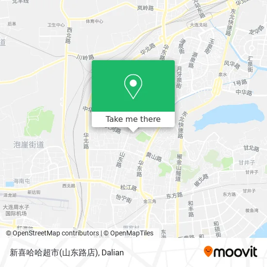 新喜哈哈超市(山东路店) map