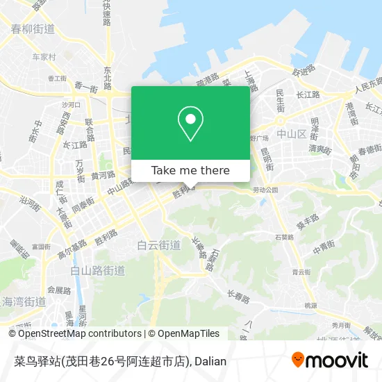 菜鸟驿站(茂田巷26号阿连超市店) map