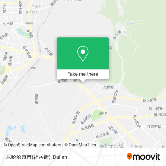 乐哈哈超市(福岳街) map
