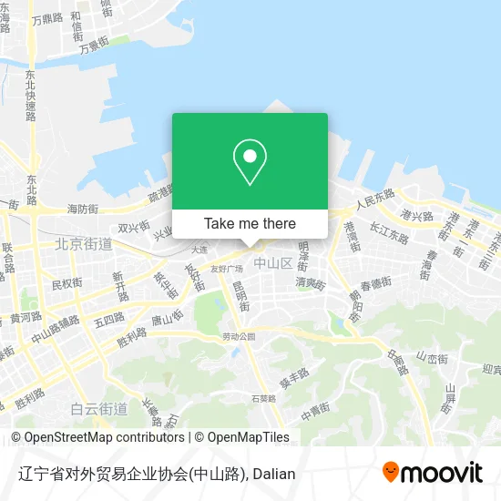 辽宁省对外贸易企业协会(中山路) map