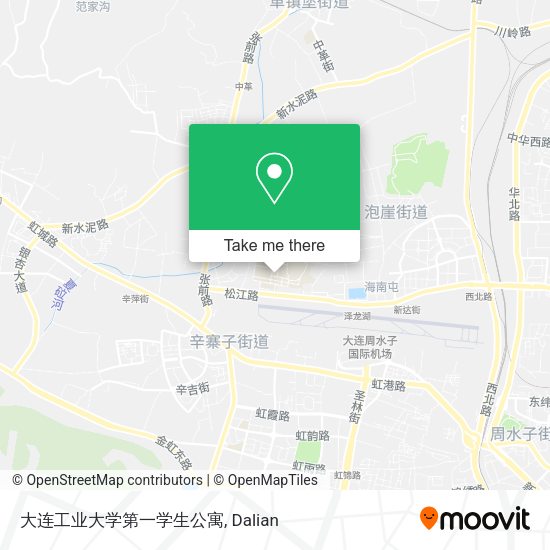大连工业大学第一学生公寓 map