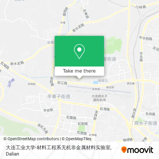 大连工业大学-材料工程系无机非金属材料实验室 map